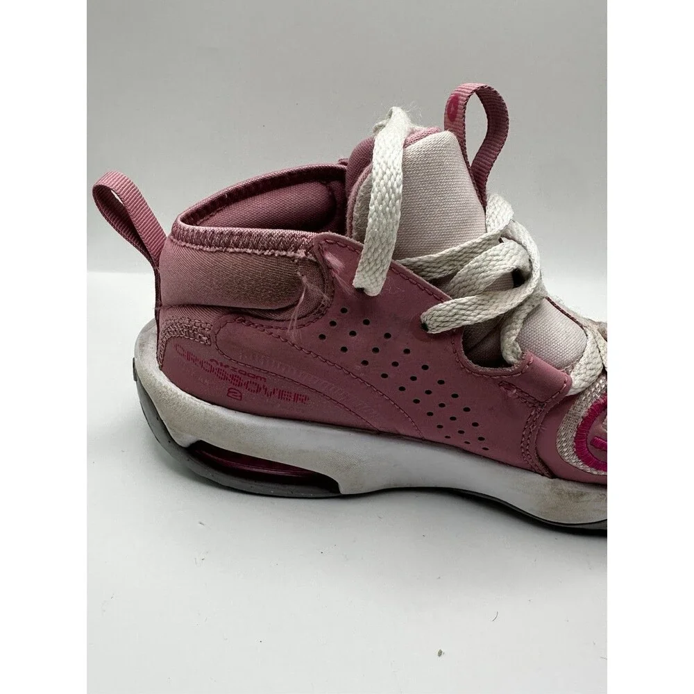 Nike Air Zoom Crossover 2 Kids Sz 3Y Pink Basketball Shoes FB2689-600